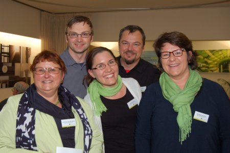 Das Team der Evangelischen Jugend Österreich (von links) Constanze Herndler-Berka, Clemens Kolb, Elisabeth Löbl, Joachim Hoffleit und Elisabeth Antretter.
