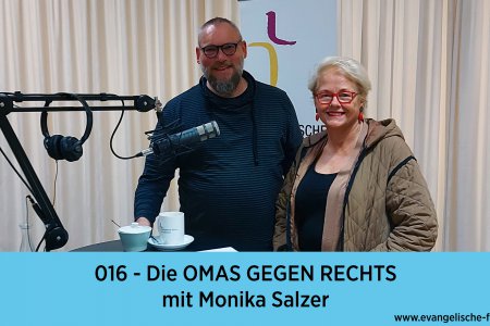 Pfarrerin Monika Salzer im Gespräch mit Bernd Gratzer