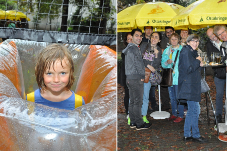 Trotz strömenden Regens kamen rund 90 Gäste zum Herbstfest.