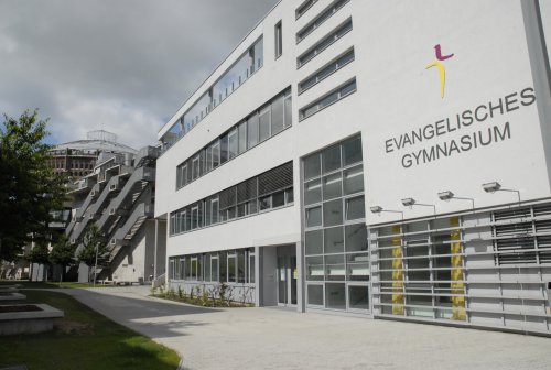 Das Evangelische Gymnasium in Simmering. Foto:epd/M. Uschmann