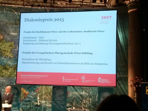 Der zweite und dritte Platz des Diakoniepreises 2015 geht zugunsten zweier Wiener Pfarrgemeinden.