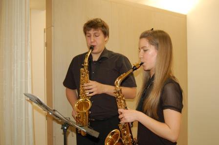 Ivan und Iva von der Johann Sebastian Bach Musikschule Wien