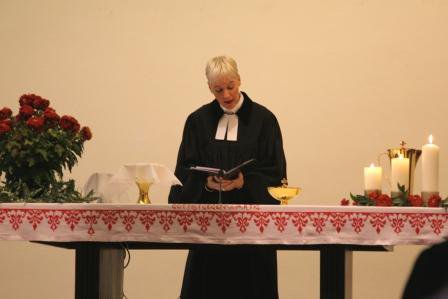 Pfarrerin Ines Knoll, Assistierende bei der Amtseinführung
