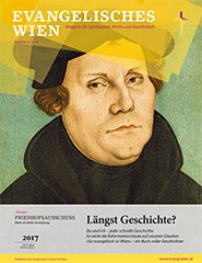 Das Cover des Magazins zeigt ein Gemäldeportrait von Reformator Martin Luther
