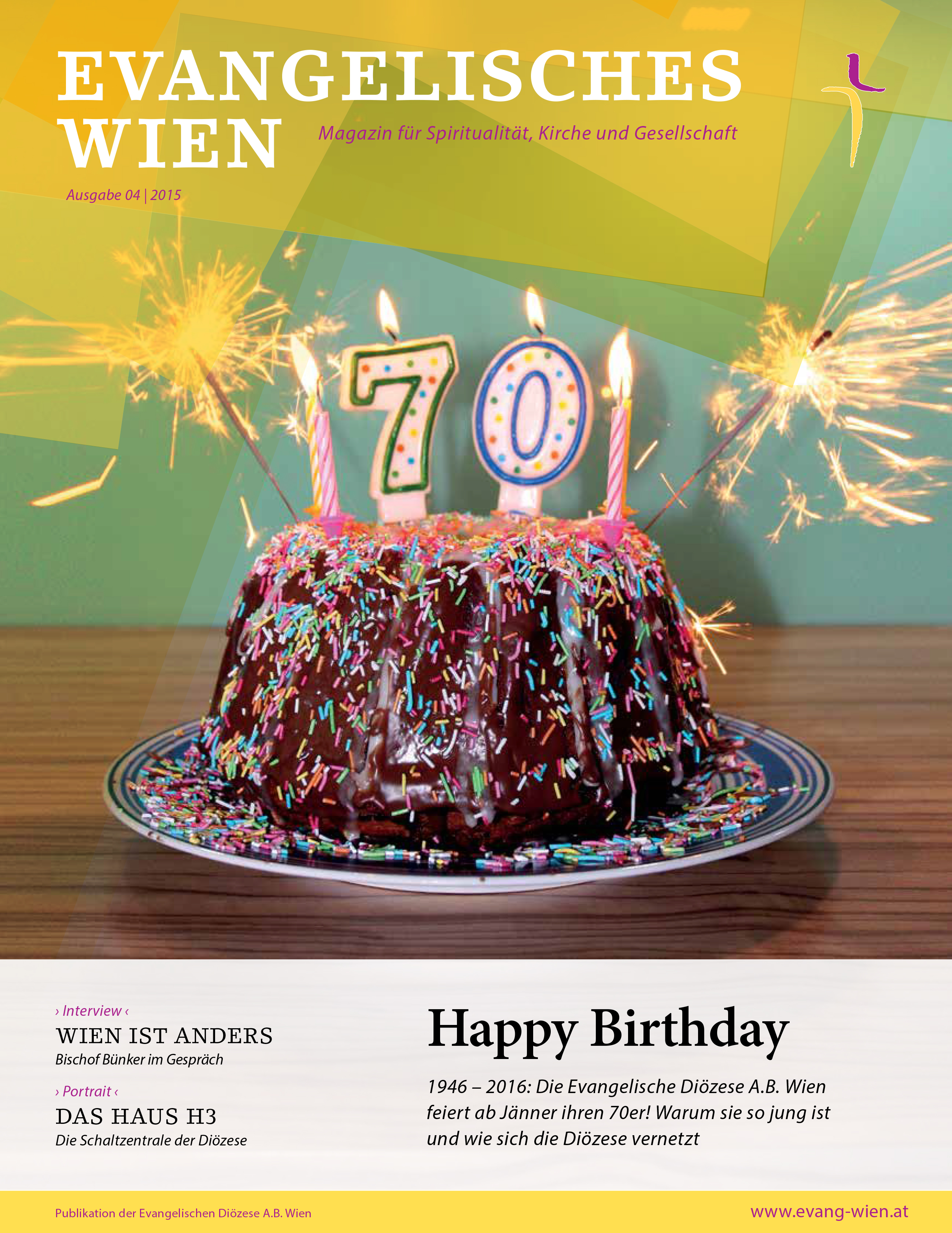 Happy Birthday // Ausgabe 04/2015