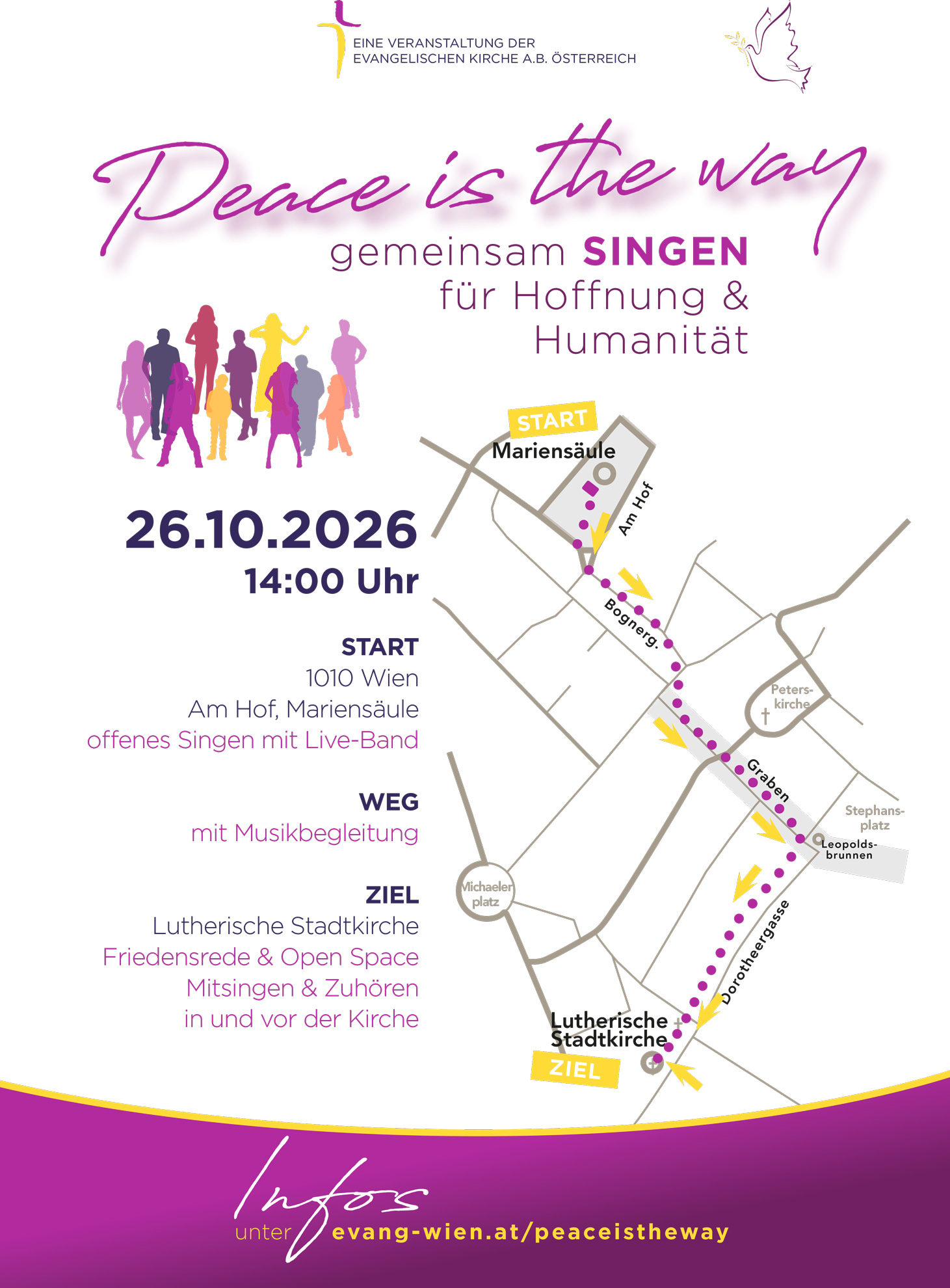 Plakat von Peace is the way