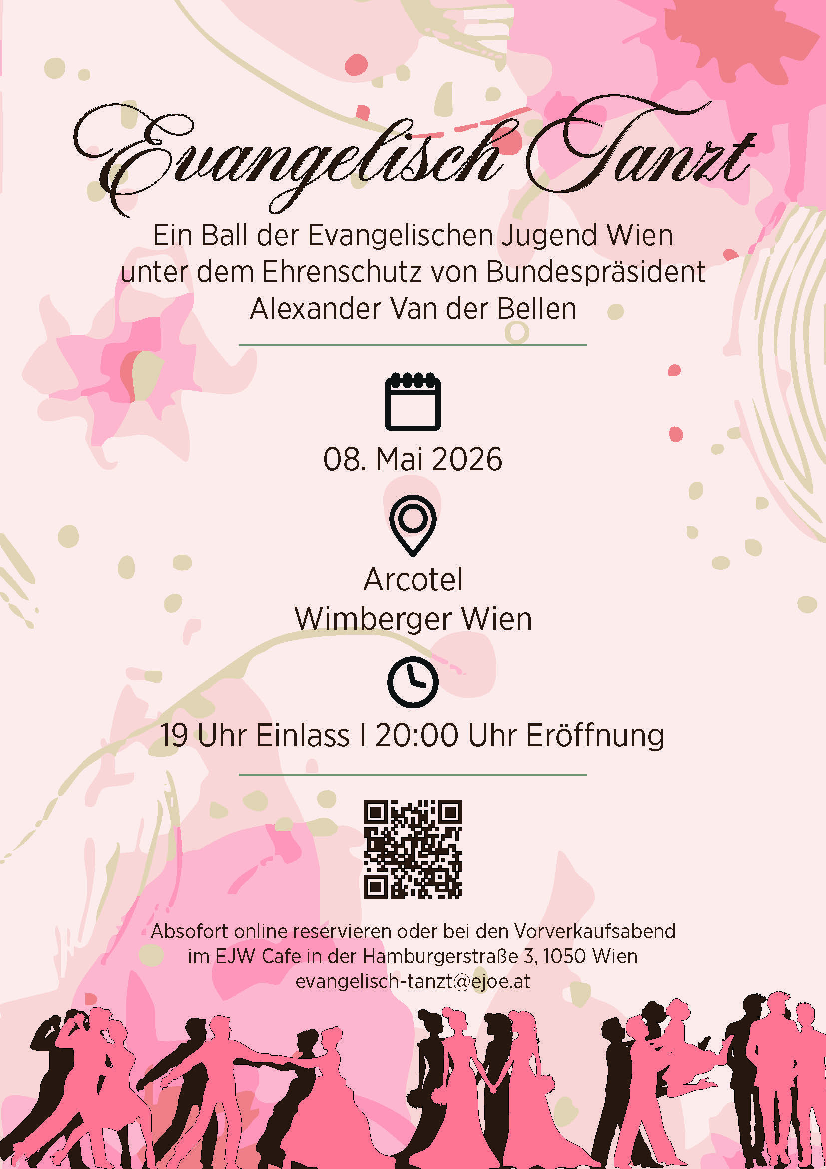 Plakat des evangelischen Balls 2026