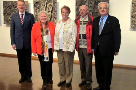 Der alte und neue Vorstand des MLB Österreich (v.r.): Dr. Pál Fónyad, Günter Winterbauer und Rosalia Kaltenbacher mit Dr. Ingrid Vogel und Dr. Rainer Stahl.