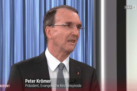 Im ORF-&quot;Report&quot; äußerte Krömer Zweifel darüber, ob der geplante Eingriff in den Generalkollektivvertrag standhalten werde. Foto: ORF/Screenshot