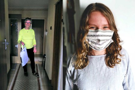 Mittlerweile haben sich Frau R. und Veronika vom Team Hoffnungsträger aus der Distanz schon näher kennengelernt. Foto: Diakonie