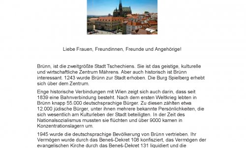 Informationen über Brünn