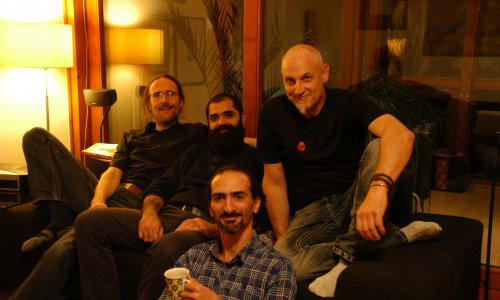 Gruppenfoto der vierköpfigen Band Orphie