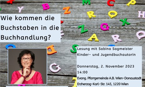 Lesung mit Sabina Sagmeister