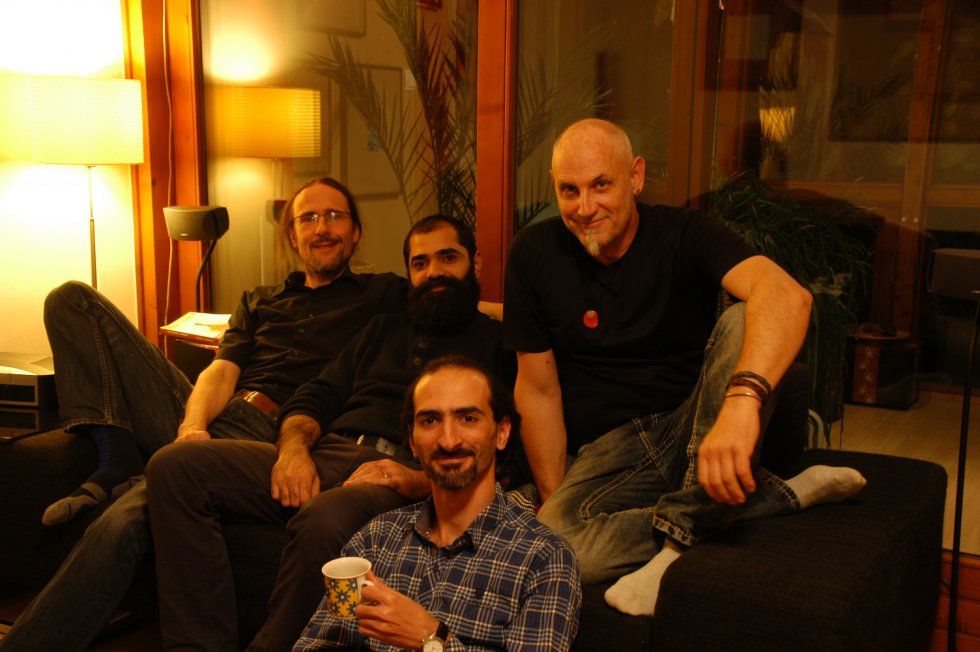 Gruppenfoto der vierköpfigen Band Orphie