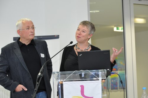 Christian Kikuta und Eva Westhauser stellten die Projektidee vor