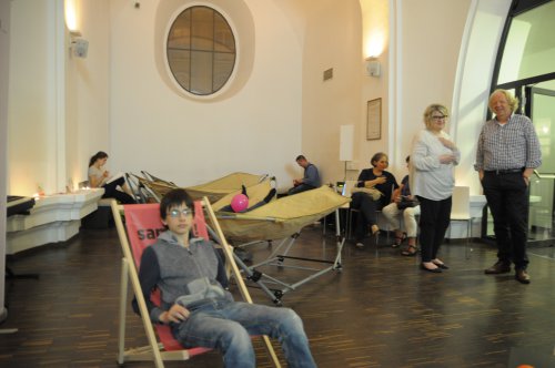 Die &quot;Lange Nacht der Kirchen&quot; in der Kapelle des Albert-Schweitzer-Hauses in Wien