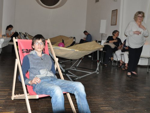 Die &quot;Lange Nacht der Kirchen&quot; in der Kapelle des Albert-Schweitzer-Hauses in Wien