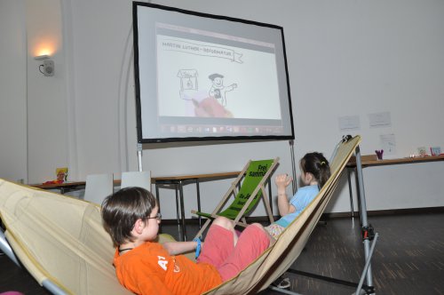 Die &quot;Lange Nacht der Kirchen&quot; in der Kapelle des Albert-Schweitzer-Hauses in Wien