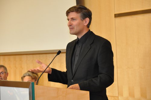Pfarrer Wilfried Fussenegger hielt die Andacht.