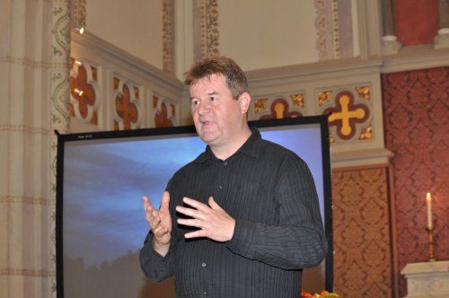 &quot;Ökumenobrass&quot;-Leiter Jörg Wachler.