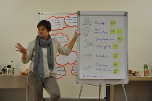 Zeitplan des Design Sensing Prozesses