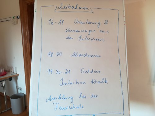 Tagesplan (Freitag)