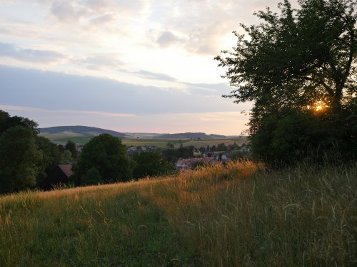 Spazieren und Entscheiden am Freitagabend - bei bestem Wetter