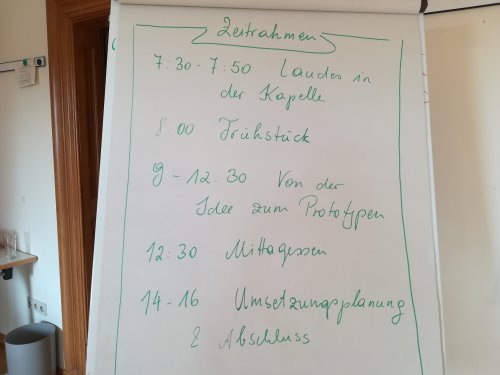 Tagesplan (Samstag)
