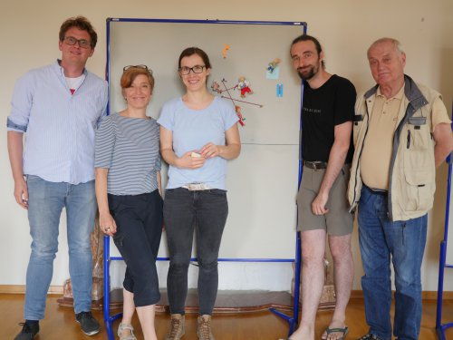 Die Teams präsentieren ihren Prototypen