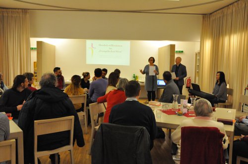 Informationen rund ums &quot;Evangelische Wien&quot; gaben Petra Mandl und Matthias Geist.