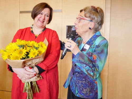 Petra Mandl tritt die Nachfolge von Inge Troch (rechts) an.