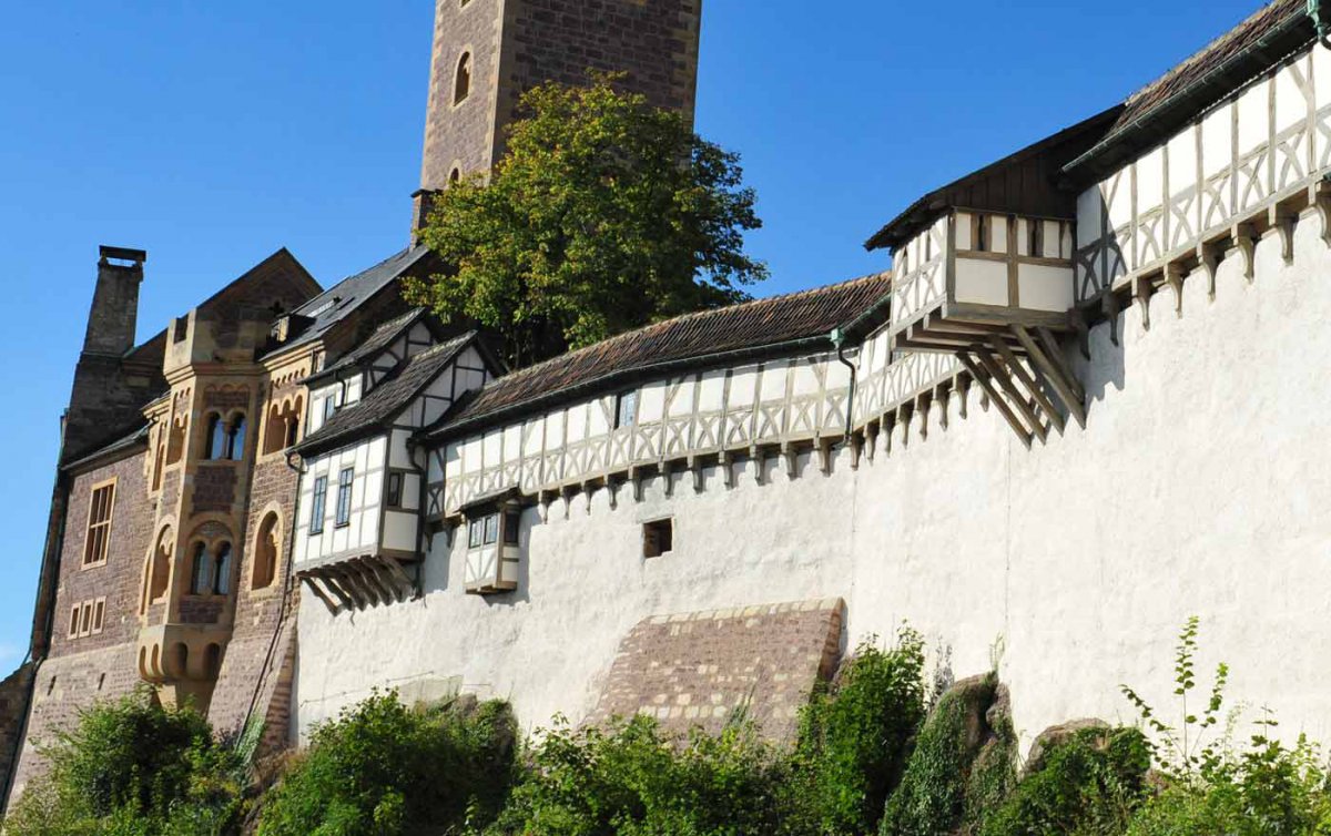 Ein differenziertes Luther-Bild zeichnete Bischof Michael Bünker bei einem Gesprächsabend im Wien Museum. Im Bild die Wartburg, auf der Luther das neue Testament übersetzte. Foto: epd/Uschmann Ein differenziertes Luther-Bild zeichnete Bischof Michael Bünker bei einem Gesprächsabend im Wien Museum. Im Bild die Wartburg, auf der Luther das neue Testament übersetzte. Foto: epd/Uschmann