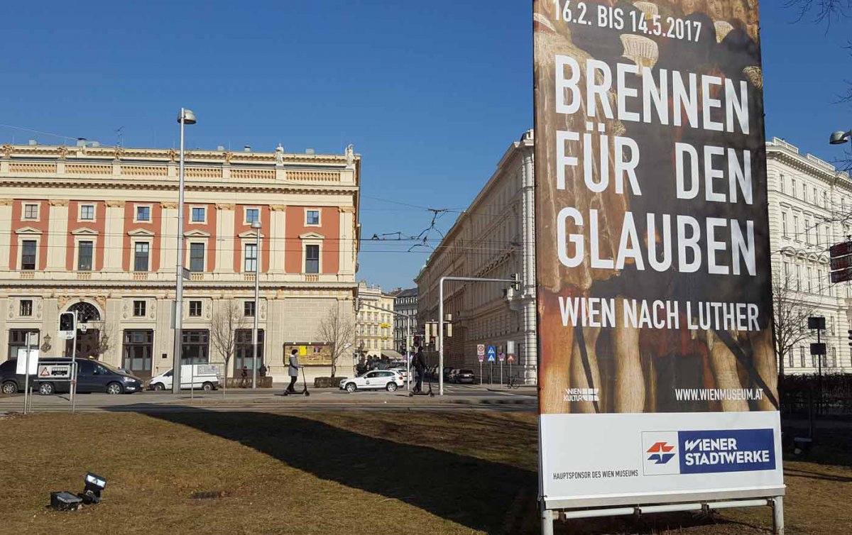 Reformationsjubiläum: Über die aktuelle Ausstellung im Wien Museum berichtet das TV-Religionsmagazin „Orientierung“. Foto: epd/ T. Dasek