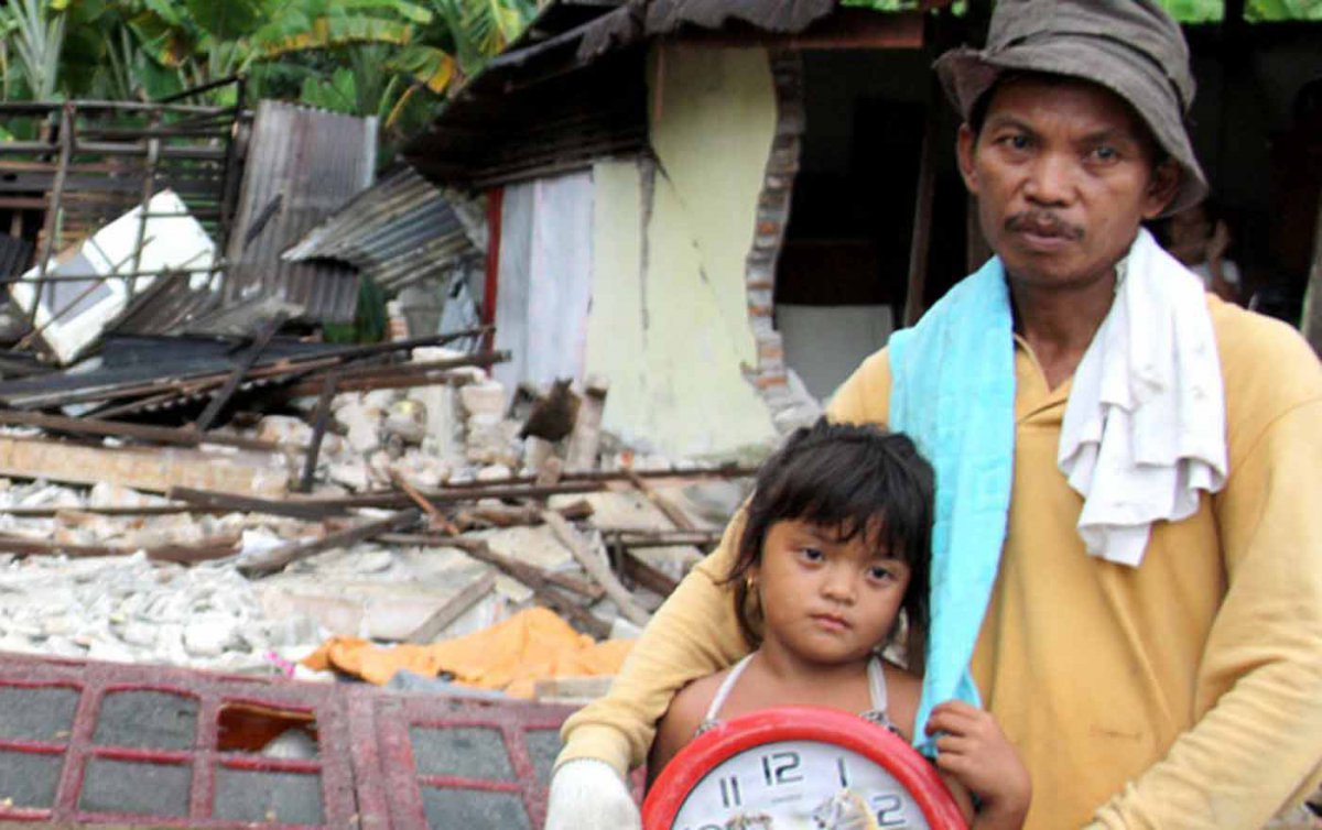 Fast 400.000 Menschen mussten auf der indonesischen Insel Lombok ihre zerstörten Häuser verlassen. Foto: Rainer Lang/DKH Fast 400.000 Menschen mussten auf der indonesischen Insel Lombok ihre zerstörten Häuser verlassen. Foto: Rainer Lang/DKH