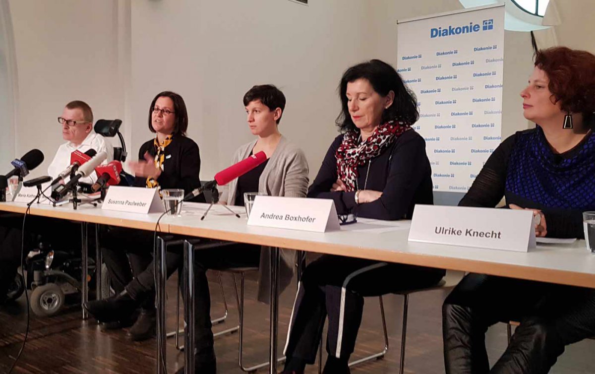 „Leistungsgerechtigkeit wird gerne verwechselt mit alter Besitzstandsgerechtigkeit, von der ich dachte, dass sie in einer liberalen Gesellschaft überwunden ist.“ Diakonie-Direktorin Maria Katharina Moser zur neuen Mindestsicherung. Foto: epd/Michael Windi „Leistungsgerechtigkeit wird gerne verwechselt mit alter Besitzstandsgerechtigkeit, von der ich dachte, dass sie in einer liberalen Gesellschaft überwunden ist.“ Diakonie-Direktorin Maria Katharina Moser zur neuen Mindestsicherung. Foto: epd/Michael Windi