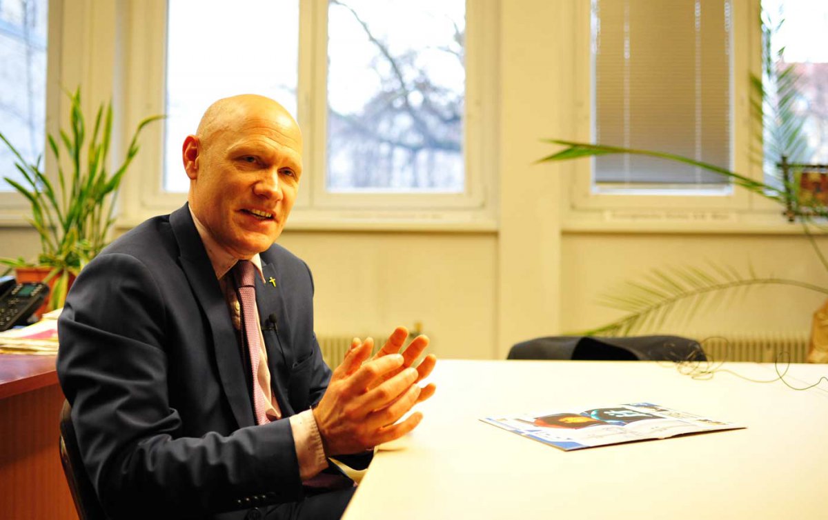 "Es braucht nicht 21 Mal dasselbe an verschiedenen Orten", sagt der neue Wiener Superintendent Matthias Geist im Gespräch mit dem epd. Foto: epd/Uschmann "Es braucht nicht 21 Mal dasselbe an verschiedenen Orten", sagt der neue Wiener Superintendent Matthias Geist im Gespräch mit dem epd. Foto: epd/Uschmann