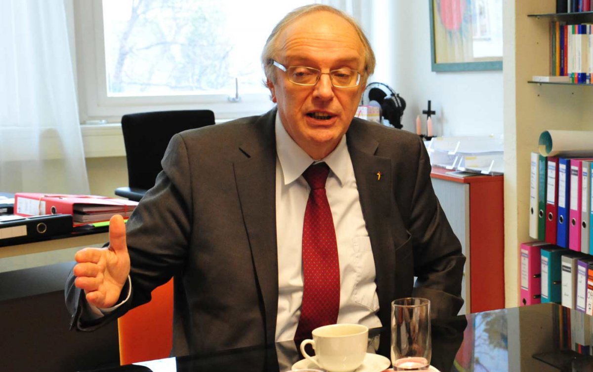 „Ich habe mich in Gesprächen stark gemacht für den Karfreitag als Feiertag im Austausch gegen den Pfingstmontag und bin mit diesem Vorschlag alleine geblieben“, sagt Bischof Michael Bünker. Foto: epd/Uschmann „Ich habe mich in Gesprächen stark gemacht für den Karfreitag als Feiertag im Austausch gegen den Pfingstmontag und bin mit diesem Vorschlag alleine geblieben“, sagt Bischof Michael Bünker. Foto: epd/Uschmann
