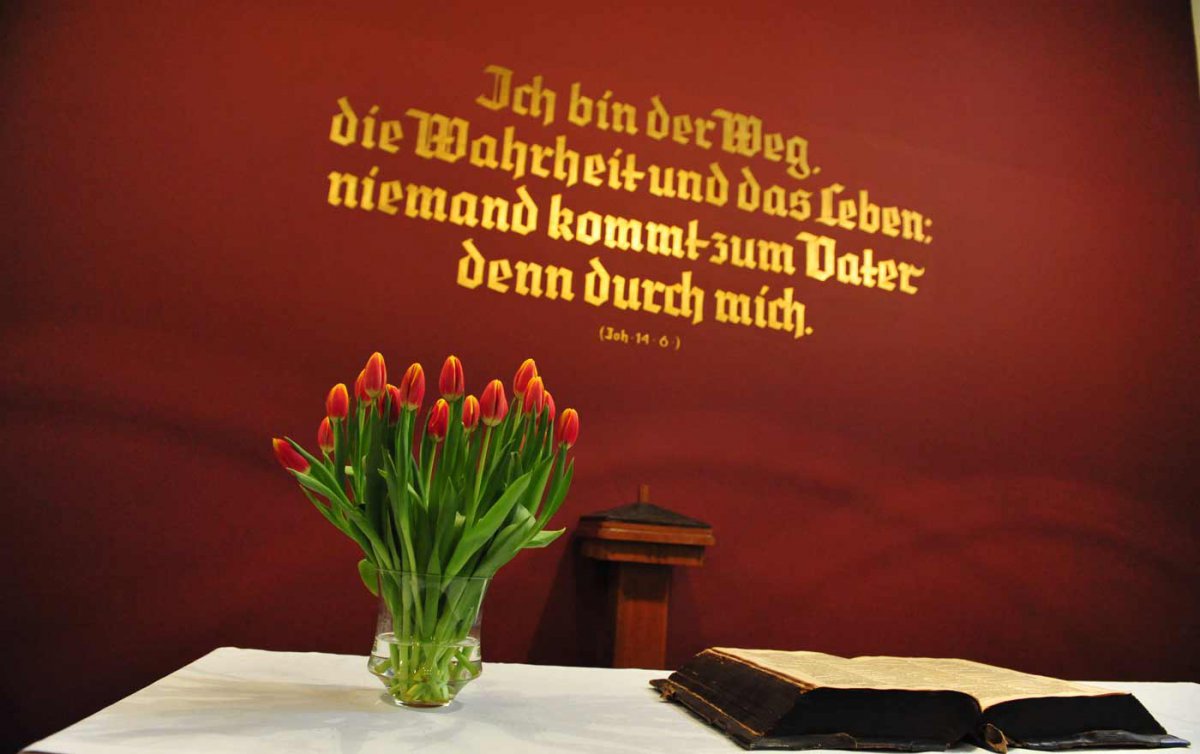 &quot;Die Wahrheit wird euch frei machen, sagt Jesus, auch frei dazu, zu sich selbst ehrlicher zu sein.&quot; Foto: epd/Uschmann