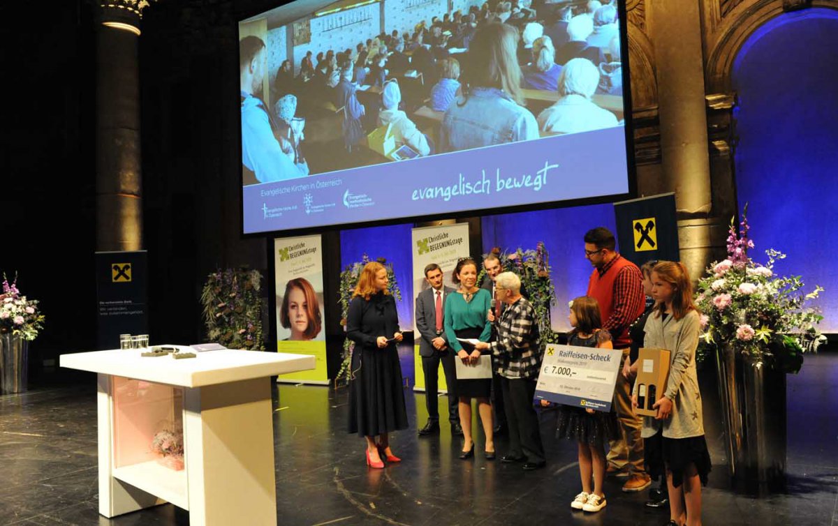 Den Hauptreis erhielt heuer das Projekt „Inklusive Gemeinde“ der evangelischen Pfarrgemeinde Wien-Simmering. Foto: epd/Uschmann Den Hauptreis erhielt heuer das Projekt „Inklusive Gemeinde“ der evangelischen Pfarrgemeinde Wien-Simmering. Foto: epd/Uschmann