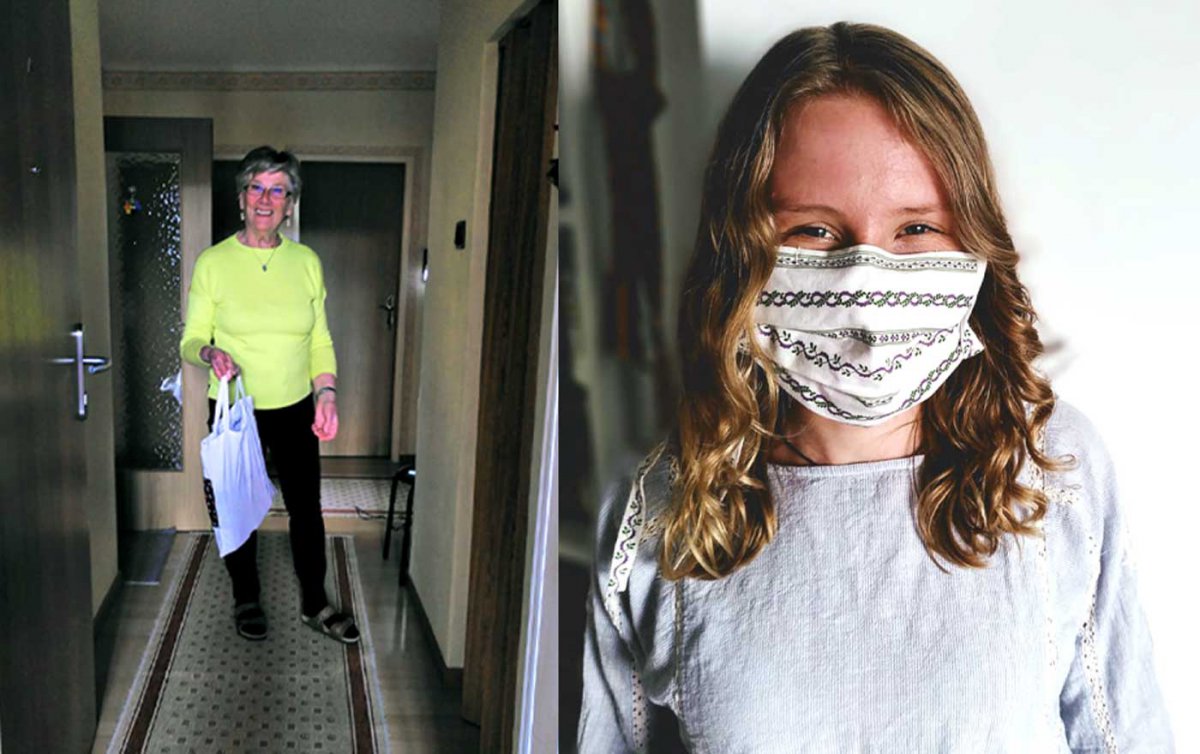 Mittlerweile haben sich Frau R. und Veronika vom Team Hoffnungsträger aus der Distanz schon näher kennengelernt. Foto: Diakonie Mittlerweile haben sich Frau R. und Veronika vom Team Hoffnungsträger aus der Distanz schon näher kennengelernt. Foto: Diakonie