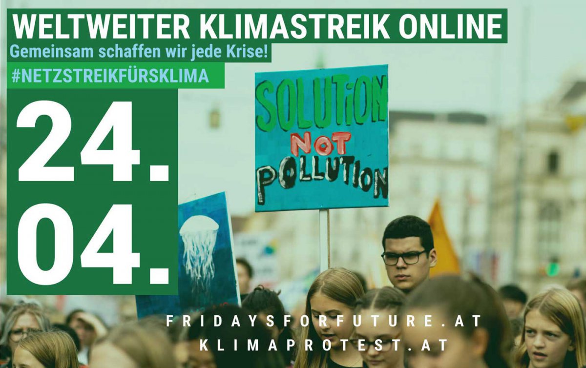 Den Klimastreik soll es diesmal online geben - aber trotzdem weltweit. Foto: FFF Den Klimastreik soll es diesmal online geben - aber trotzdem weltweit. Foto: FFF