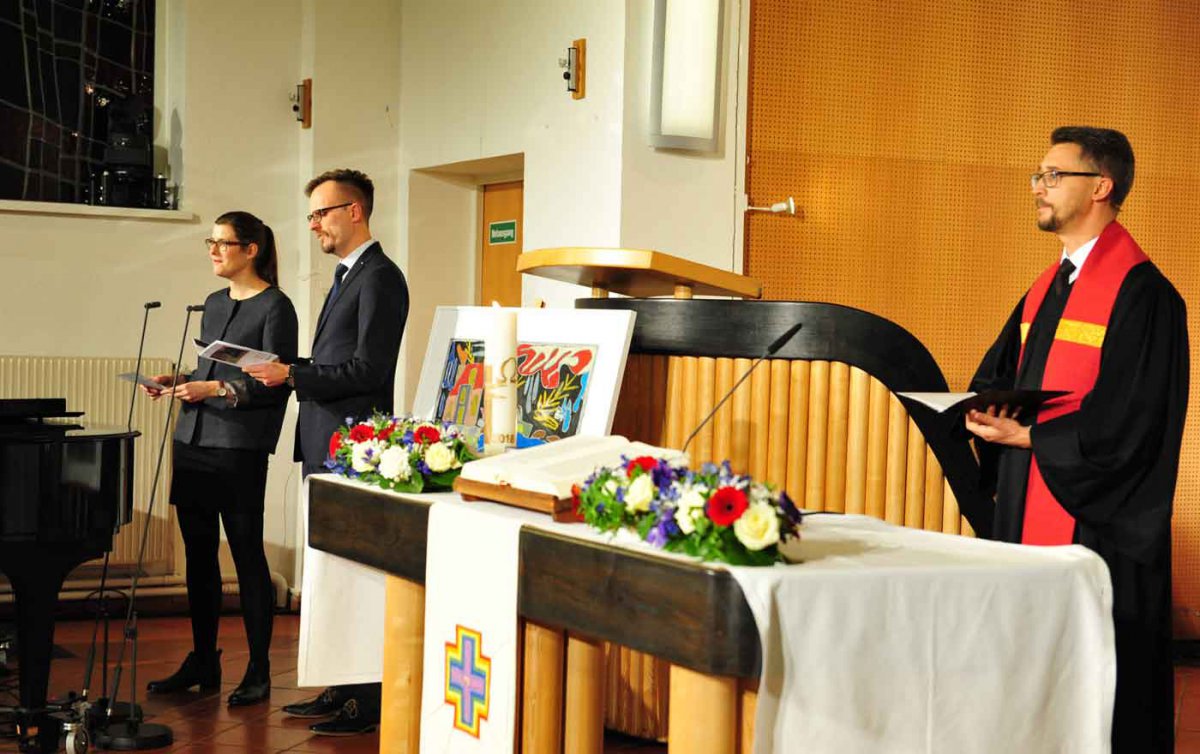 Vor Ort wolle man vor allem jene einladen, “die online nicht mitfeiern können”, sagt Superintendent Stefan Schröckenfuchs. Foto: epd/Uschmann Vor Ort wolle man vor allem jene einladen, “die online nicht mitfeiern können”, sagt Superintendent Stefan Schröckenfuchs. Foto: epd/Uschmann