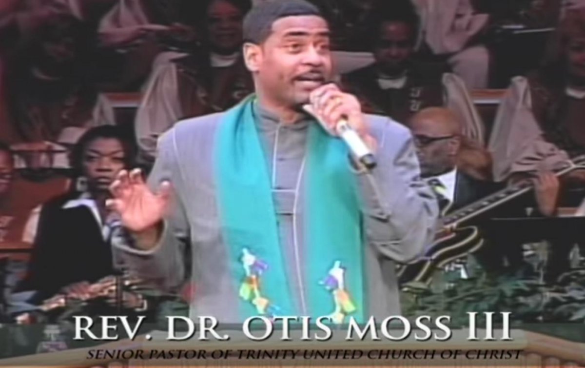 Pfarrer Otis Moss von der Trinity Church in Chicago. Foto: Youtube