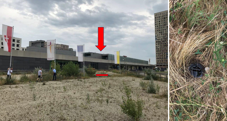Die Fahne der Israelitische Kultusgemeinde (IKG) fehlt samt Fahnenmast. Fotos: J. Kronika